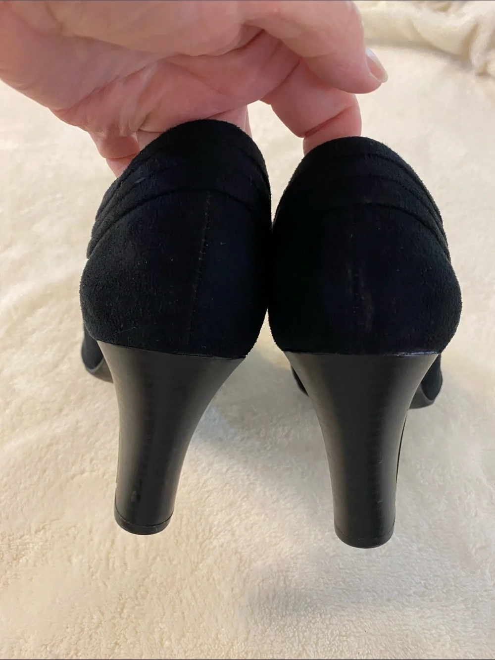 Life Stride Women’s Black Faux Suede Shooties 8.5